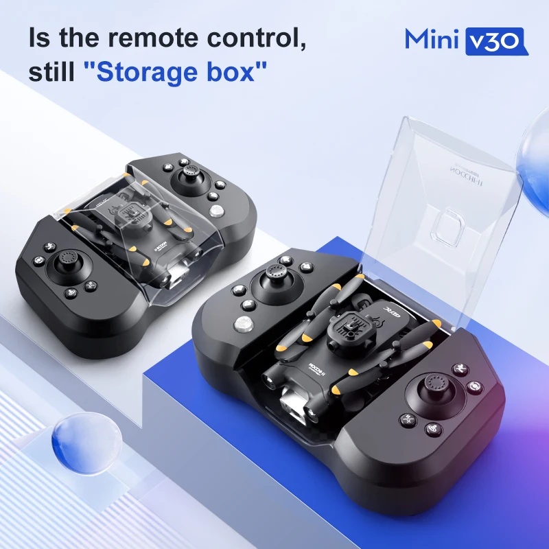 Mini V30 WiFi  With 4K HD Dual - đánh giá và giá Drone Camera 4K