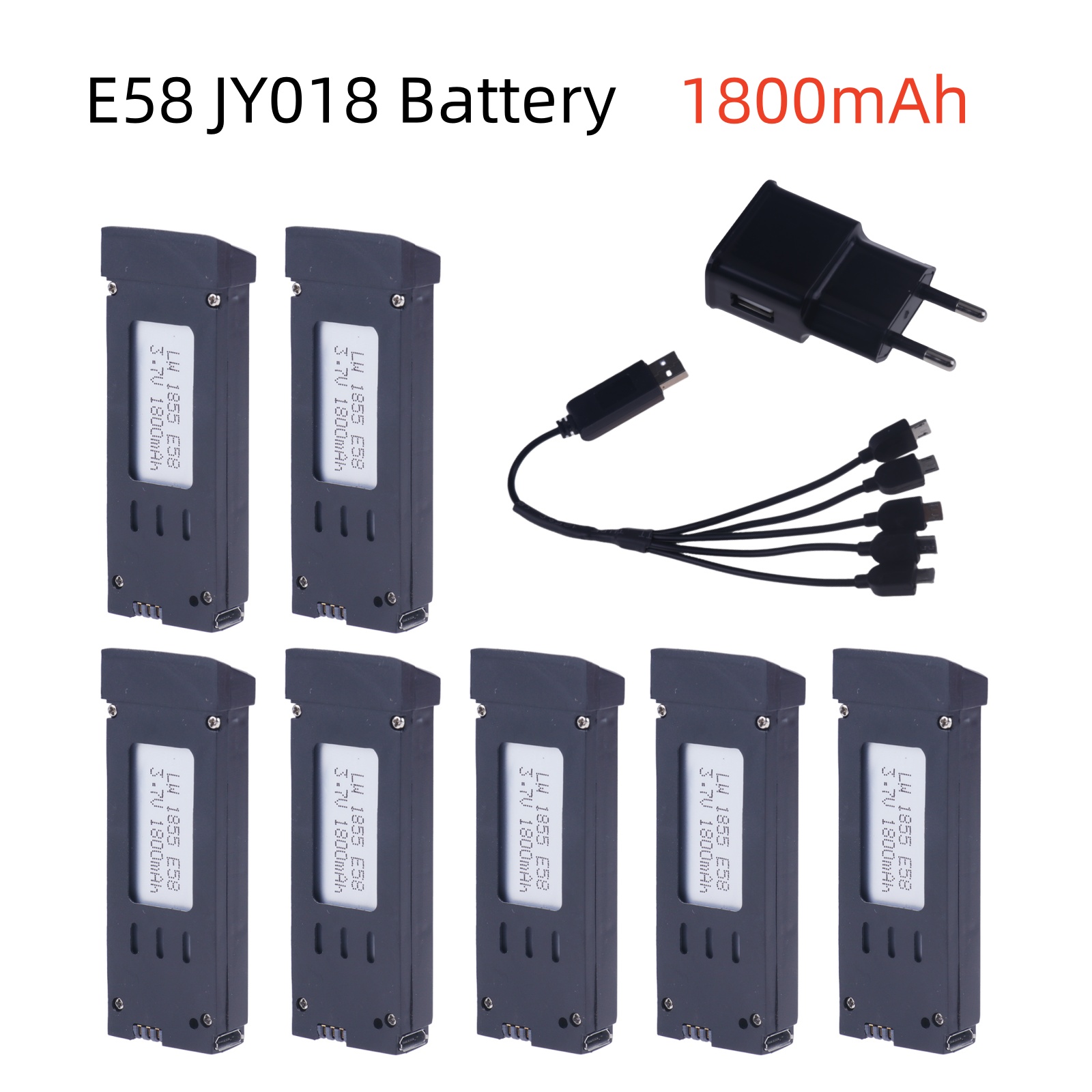 3.7V 1800mAh RC Drone Lithium  - đánh giá và giá Eachine Drone E58