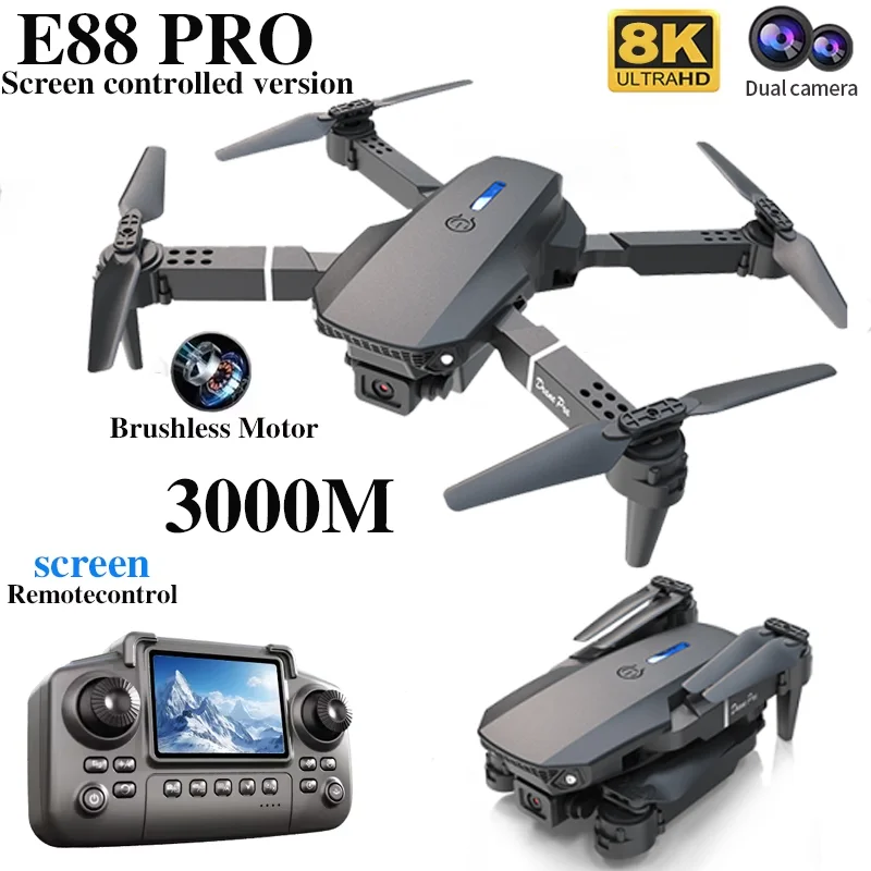 Professional E88 PRO Drone wit - đánh giá và giá Drone Camera Hd