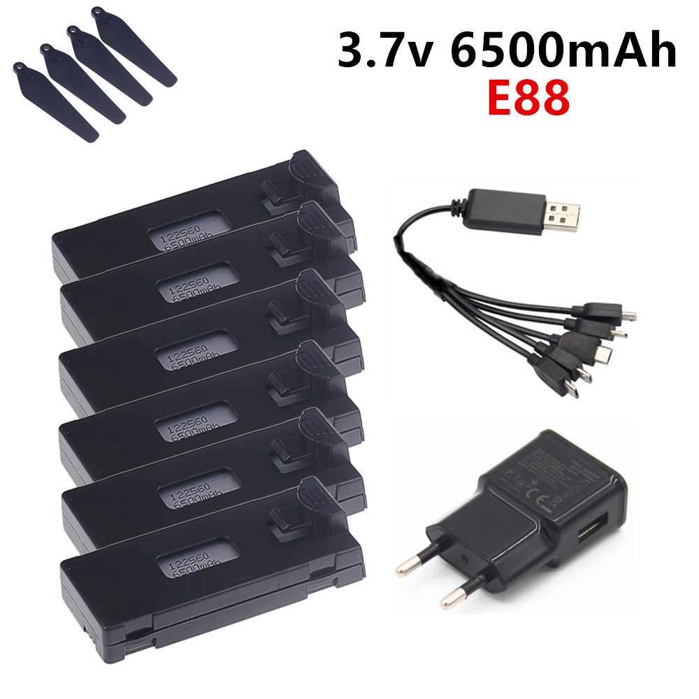 3.7V 6500mAh Lipo Battery For  - đánh giá và giá Eachine Drone E58