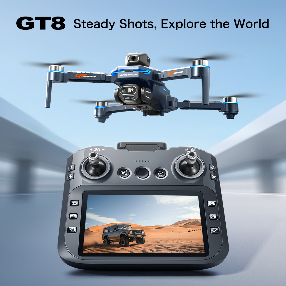 GT8 Max Foldable Drone 8K HD P - đánh giá và giá Drone Camera Lens