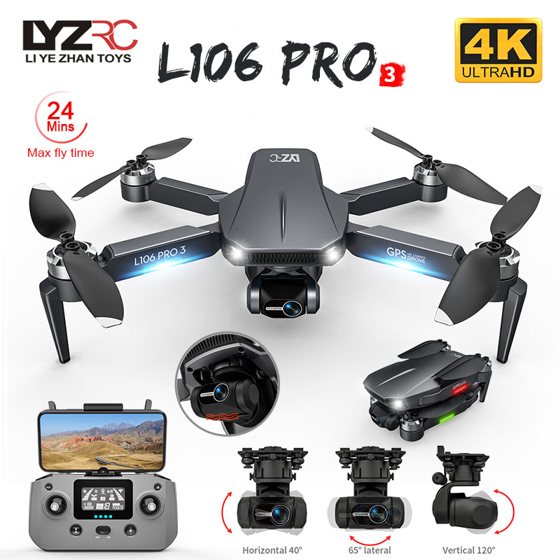 L106 Pro 3 Drone 5G WIFI FPV F - đánh giá và giá Drone Camera 4K