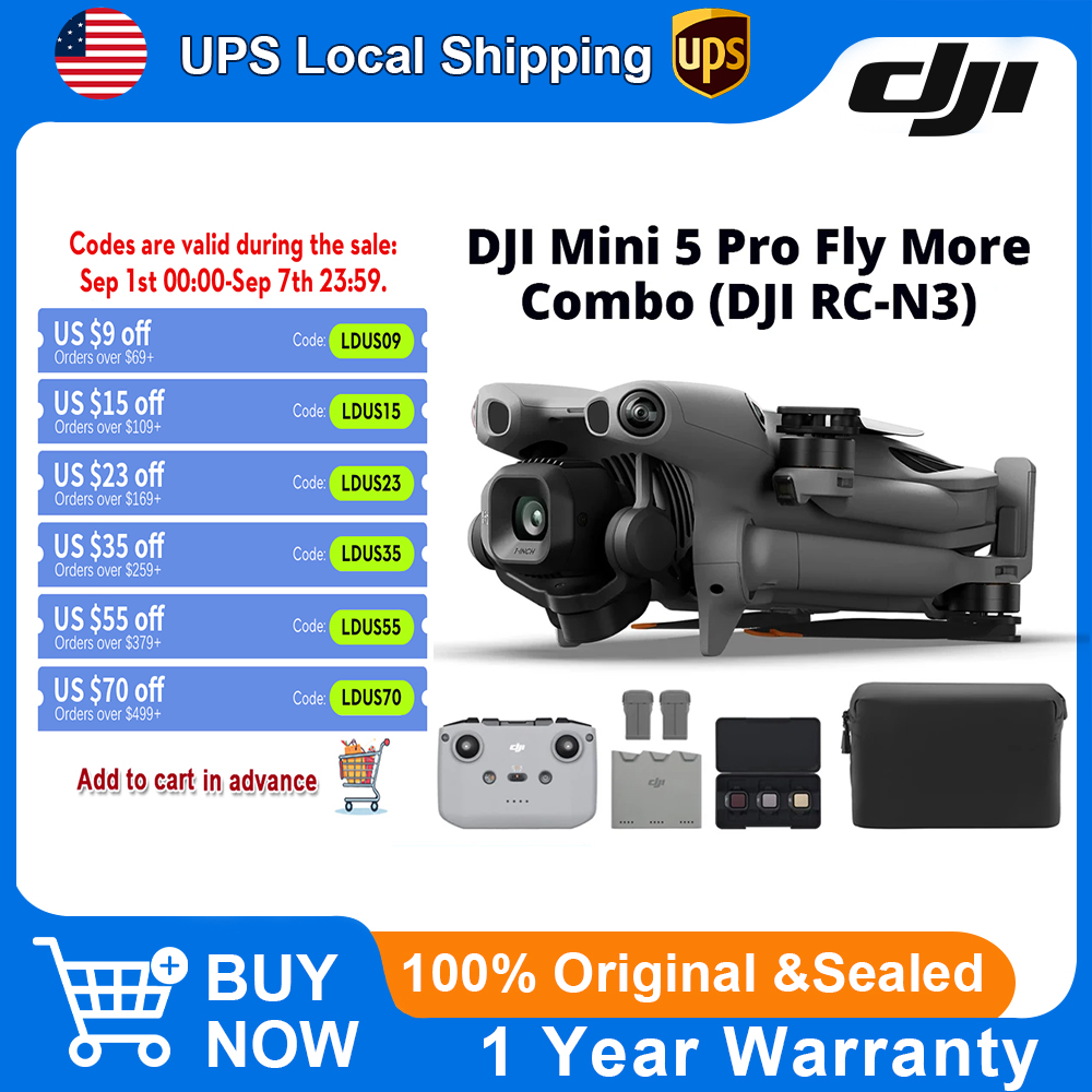 DJI Mini 5 Pro Fly More Combo  - đánh giá và giá Drone Camera Vlog